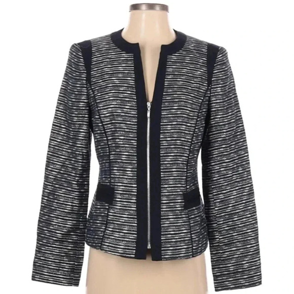 Jones New York Striped Blazer - Picture 5 of 6